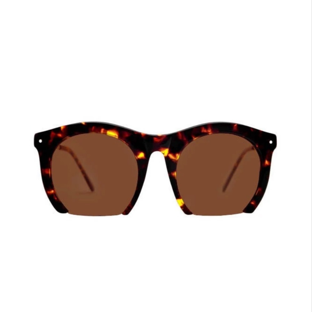 GREY ANT SUNGLASSES / THE FOUNDRY: tort/brown